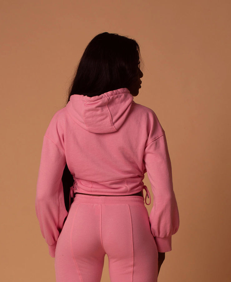 The Girlfriend Hoodie Pink